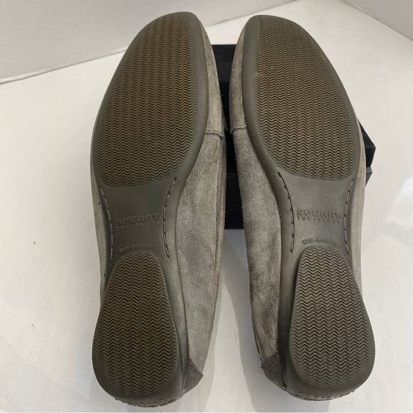 Sperry Top-Sider Suede Studded Penny Loafers Gray Women’s 8M - Picture 11 of 15